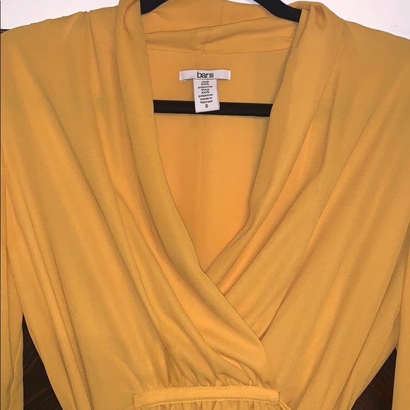Bar III mustard yellow dress - Picture 2 of 4